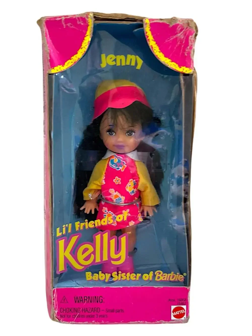 Mattel Vintage 1996 Jenny Li'l Friends of Kelly Baby Sister of Barbie Doll 16058